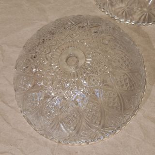 Tulipani in vetro pressato di ricambio per plafoniere