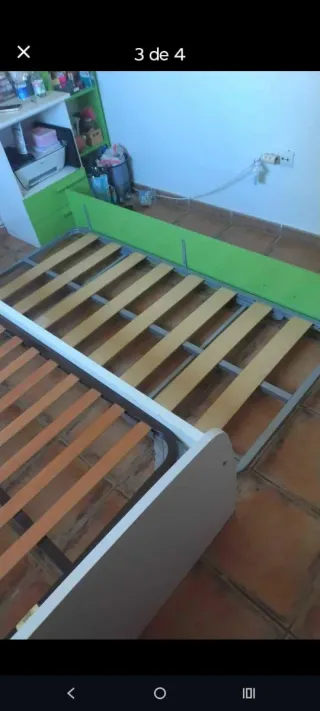 Cama juvenil con cajones