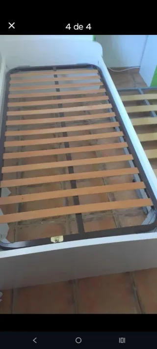 Cama juvenil con cajones