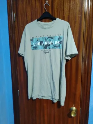 Camiseta Primark Talla XL Verde Oliva