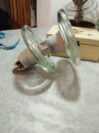 Lotto di 2 Tazze Antiche in Vetro