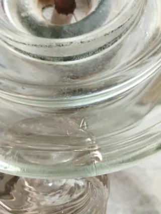 Lotto di 2 Tazze Antiche in Vetro