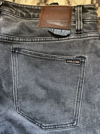 Volcom Kinkade Talla 32 Rectos Gris