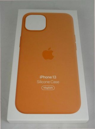 Funda iPhone 13 Silicona MagSafe Original Naranja