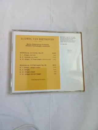 CD Beethoven Sinfonie 5 & 4 Furtwängler