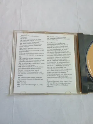 CD Beethoven Sinfonie 5 & 4 Furtwängler