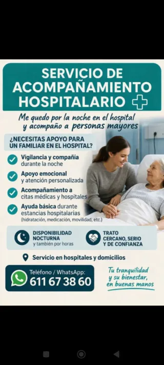 Servicio acompañamiento hospitalario.
