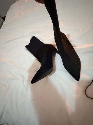 Botines negros de tacón