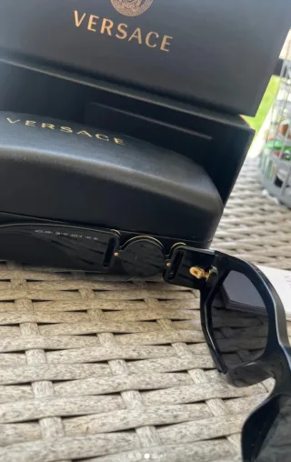 Gafas Versace Negras Originales Nuevas