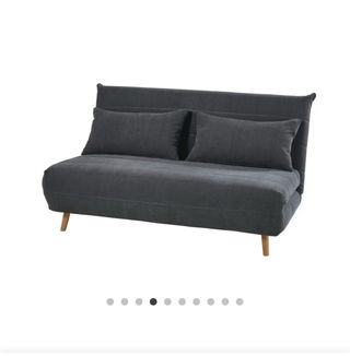 Sofá cama gris 150mm