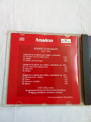 CD Robert Schumann: Concerto violino e orchestra
