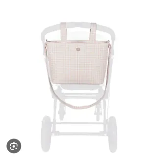 Bolso silla paseo en vichy rosa (me queda 1)