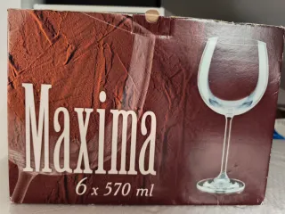 Calice di vino in cristallo di Boemia