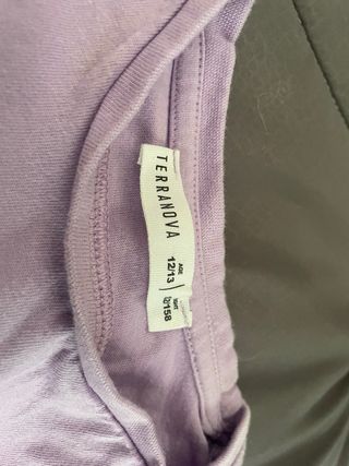 Maglietta bambina lilla 12/13 anni