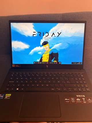 Portátil Acer Nitro V15, i9 RTX 4060 32GB 2TB
