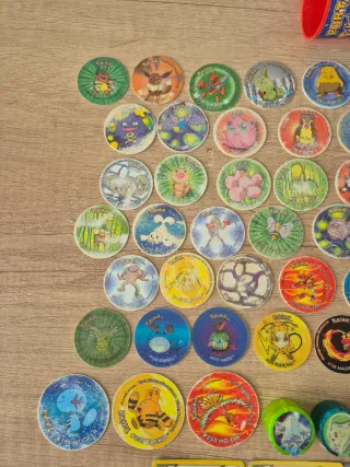 Lote Tazos y Cartas Pokémon Variado
