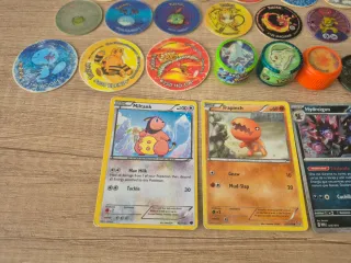 Lote Tazos y Cartas Pokémon Variado