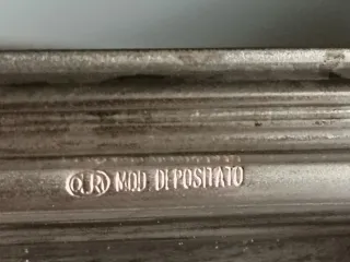 Saliera vintage OLRI silver plated