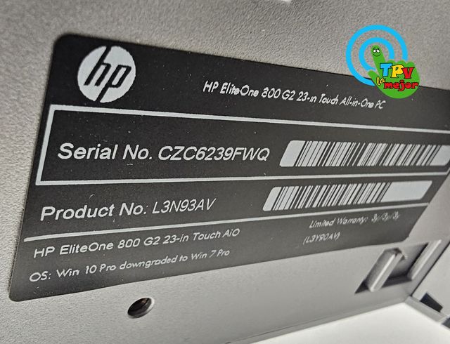 TPV Táctil HP Elite One 800