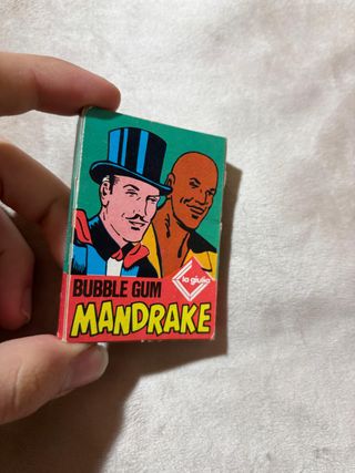 Scatola Vintage Mandrake Bubble Gum Anni '70