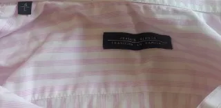 Camisa  Rayas Rosas Talla L