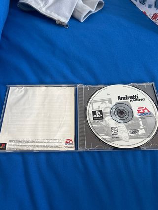 Videojuego PS1 Andretti Racing Americano.