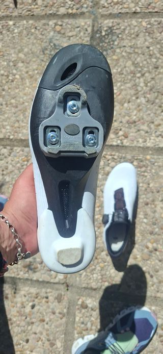 Zapatillas Ciclismo Van Rysel Blancas