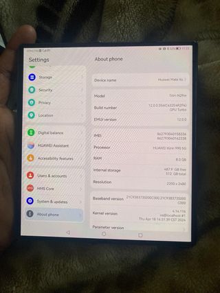 Huawei Mate Xs 512 GB 5g Pieghevole