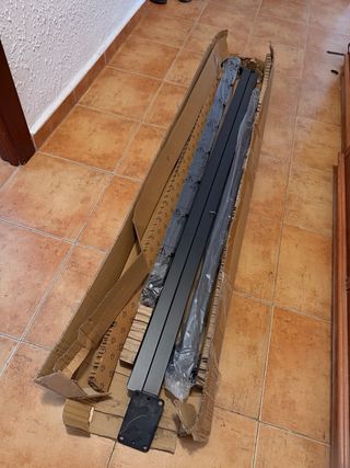 Patas de mesa acero cruzadas negras