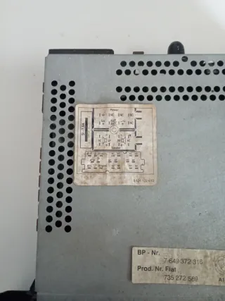 Autoradio Blaupunkt Fiat