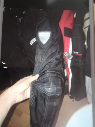 Chaqueta Moto Negra