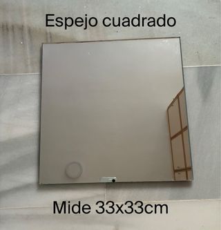 Espejo cuadrado 33x33cm