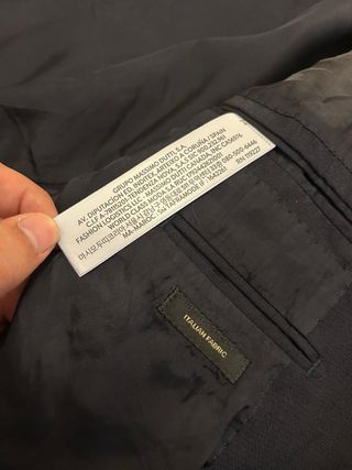 Americana Massimo Dutti Azul