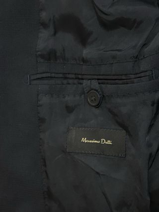 Americana Massimo Dutti Azul