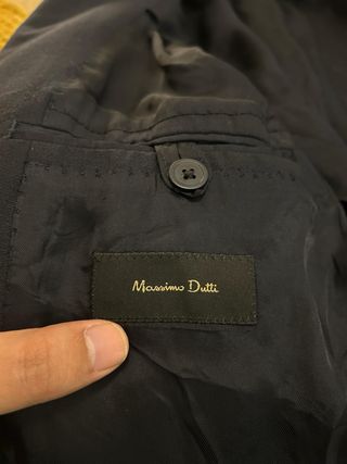 Americana Massimo Dutti Azul