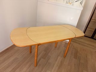 Mesa de comedor extensible madera