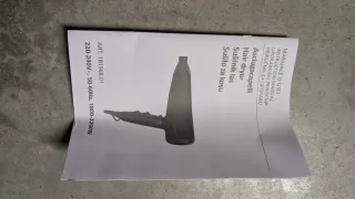 Asciugacapelli nuovo, mai usato, con scatola