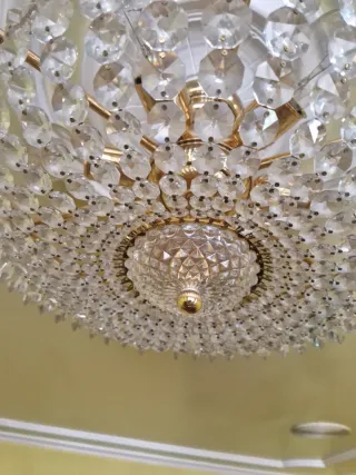 Lámpara Araña Cristal 62cm Diámetro