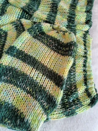 Jersey corto rayas verde y amarillo