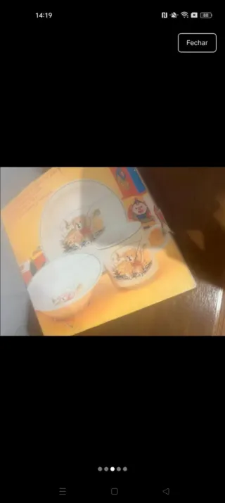 Conjunto loiça infantil vintage