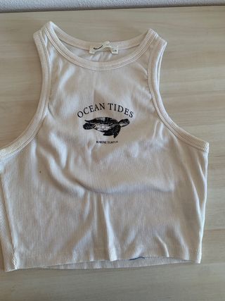 Camiseta sin mangas Ocean Tides Pull&Bear