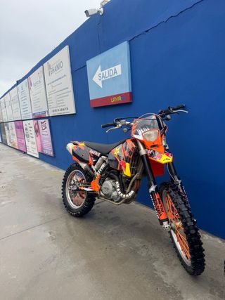 KTM Supermotad Naranja y Negra