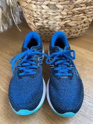 Zapatillas Asics Hombre Negras y Azules