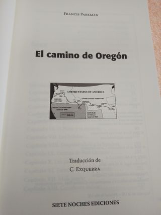 EL CAMINO DE OREGON. DESCATALOGADO. (NUEVO)