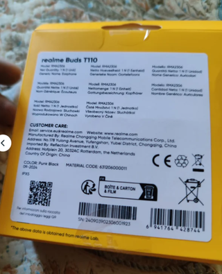Audífonos Inalámbricos Realme Buds T110
