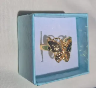 Anillo Triple baño de Oro 18K