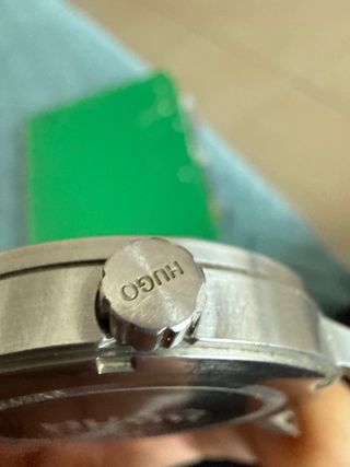 Reloj Hugo Boss Negro y Plateado