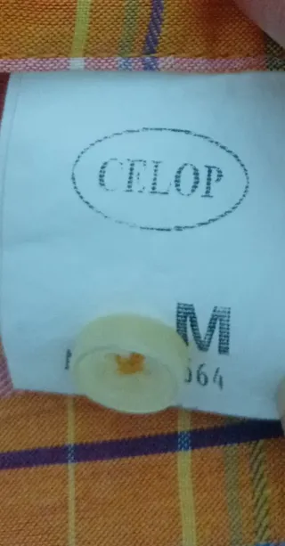 Camisa hombre talla M manga corta cuadros