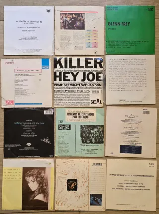 Lote Vinilos Internacionales y Nacionales-Singles