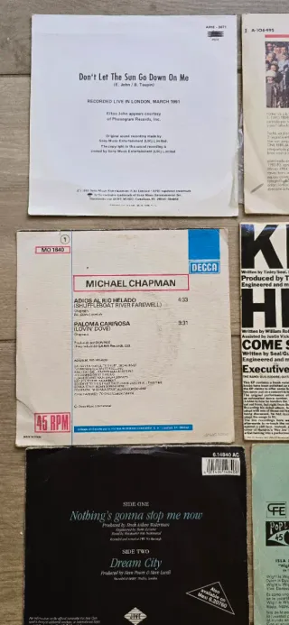 Lote Vinilos Internacionales y Nacionales-Singles